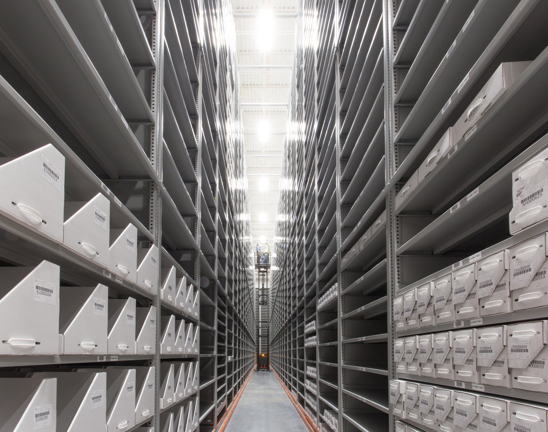 A phased approach to archives and research storage collections