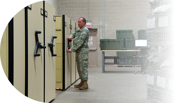 Camp Ripley Compact Storage System