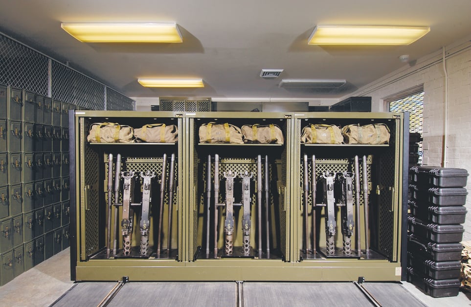 Weapons storage in UWRs on Mobile Storage systems-1