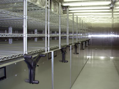 Mayo Clinic freezer system Aluminum stainless steel