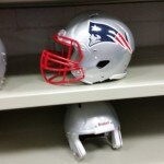 Athletic equipment storage - football team - New England Patriots equipment room