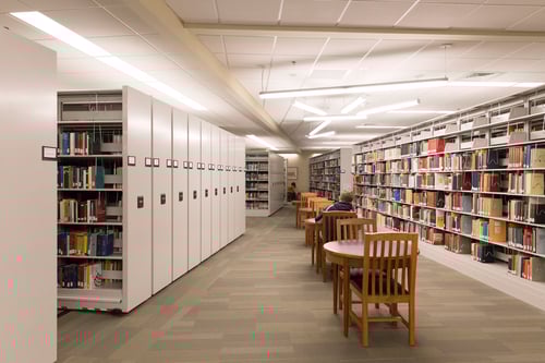 Mobile storage at the Candler university library