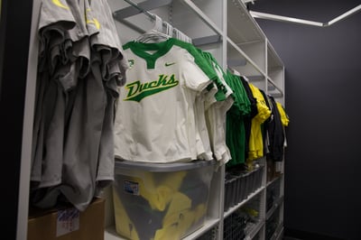 Athletics Uniforms Storage Donnegan