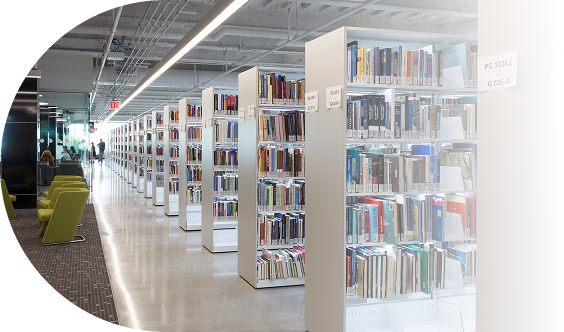 Illuminated Cantilever Library Shelving Spacesaver png