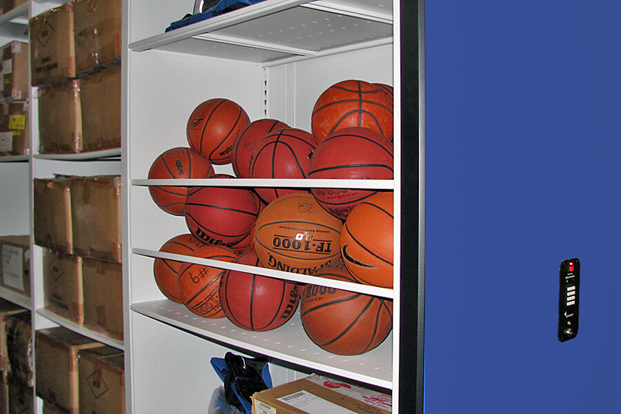 Basketball storage on Secure Mobile System at Duke University