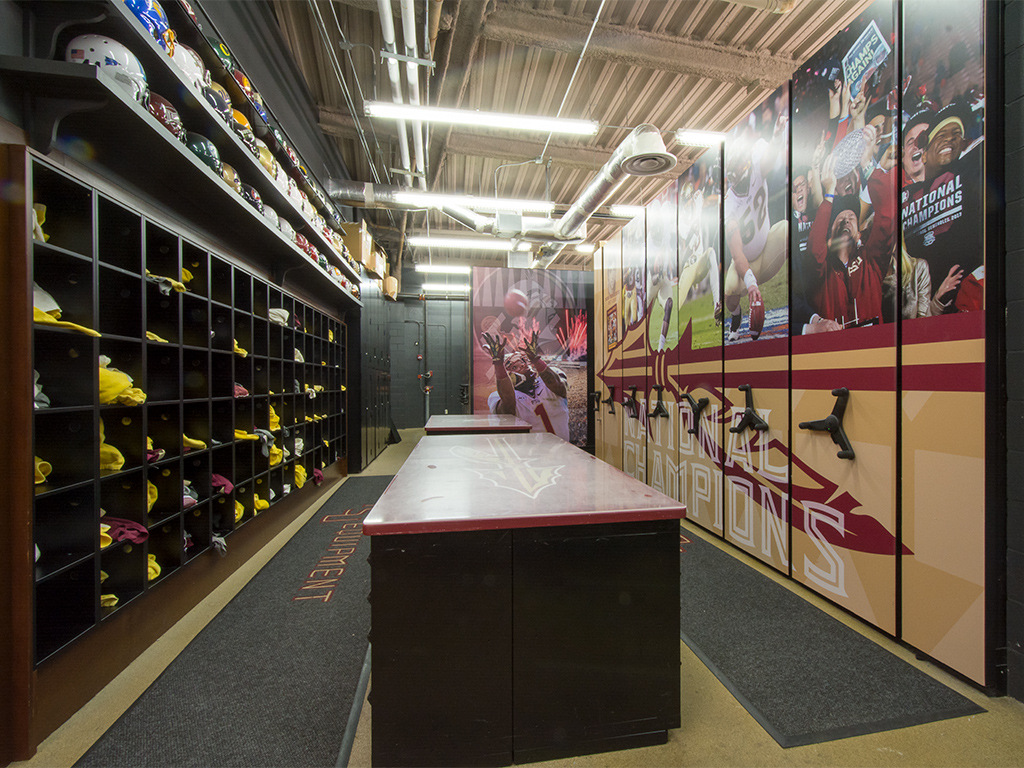 Cubbies and Spacesaver Mobile System with Custom Graphics