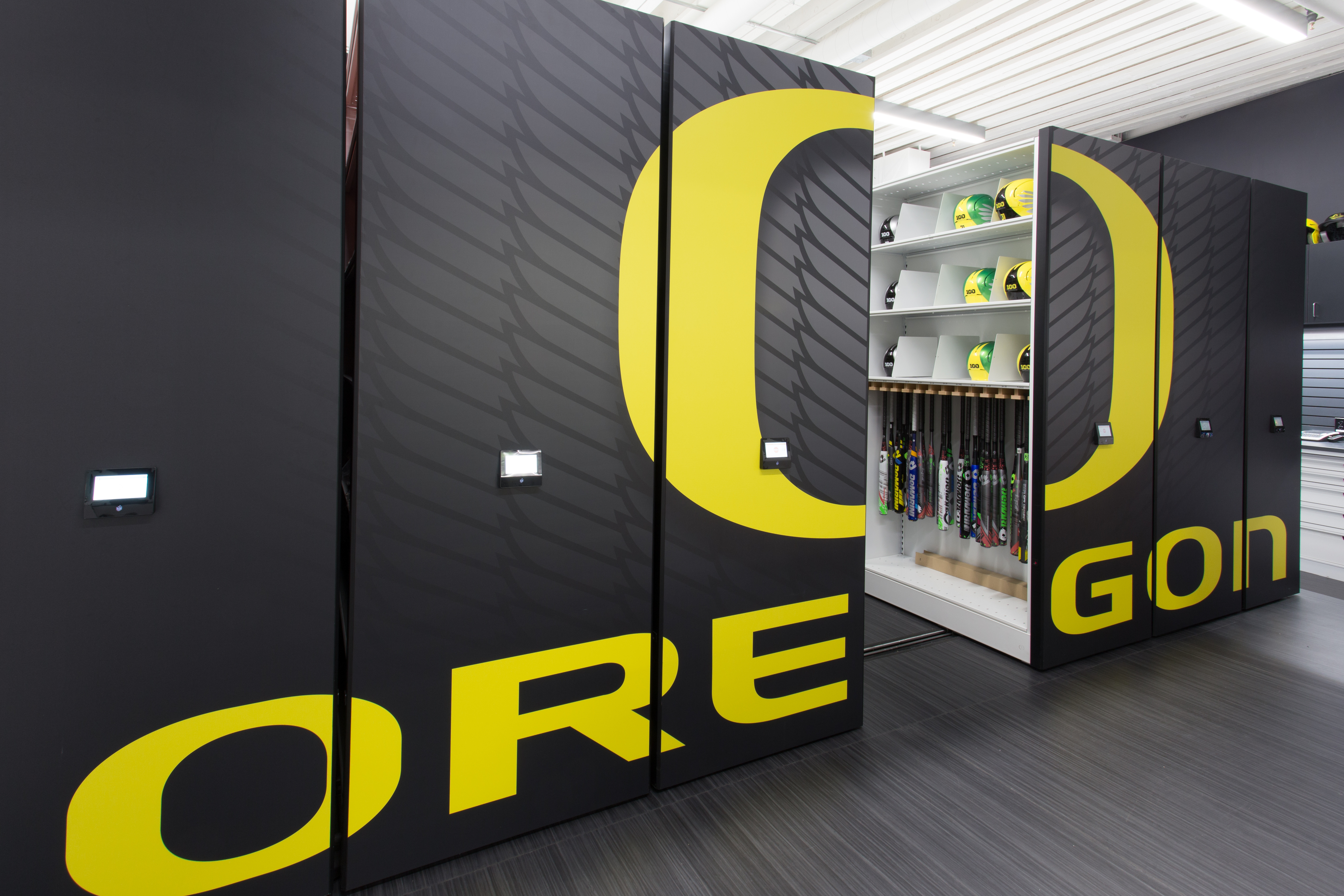 University Oregon Softball Equipment Room Spacesaver-1