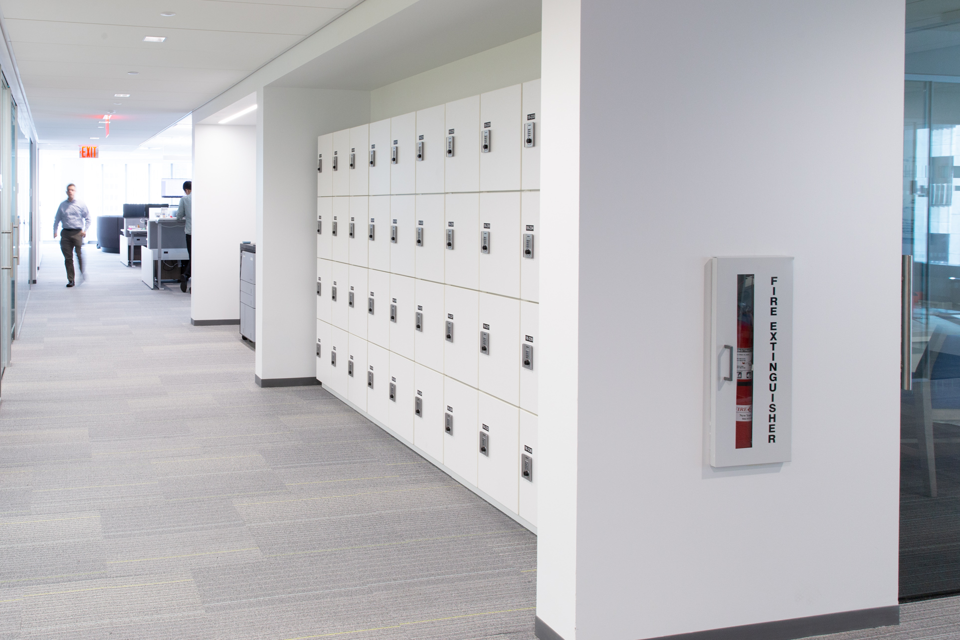 Day Use Locker Integrated Office Design