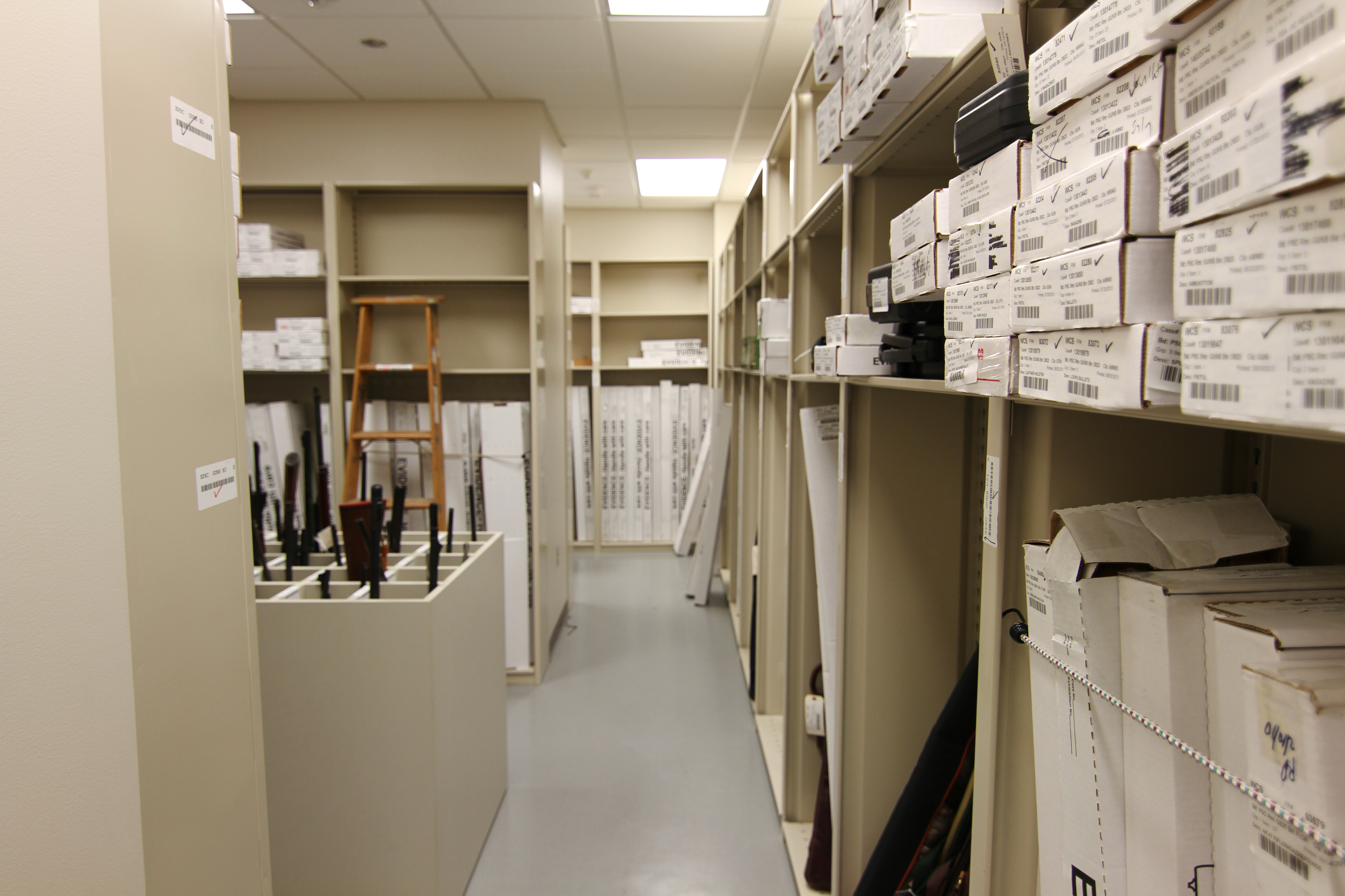 Evidence Storage at Wake County Public Safety Building, North Carolina