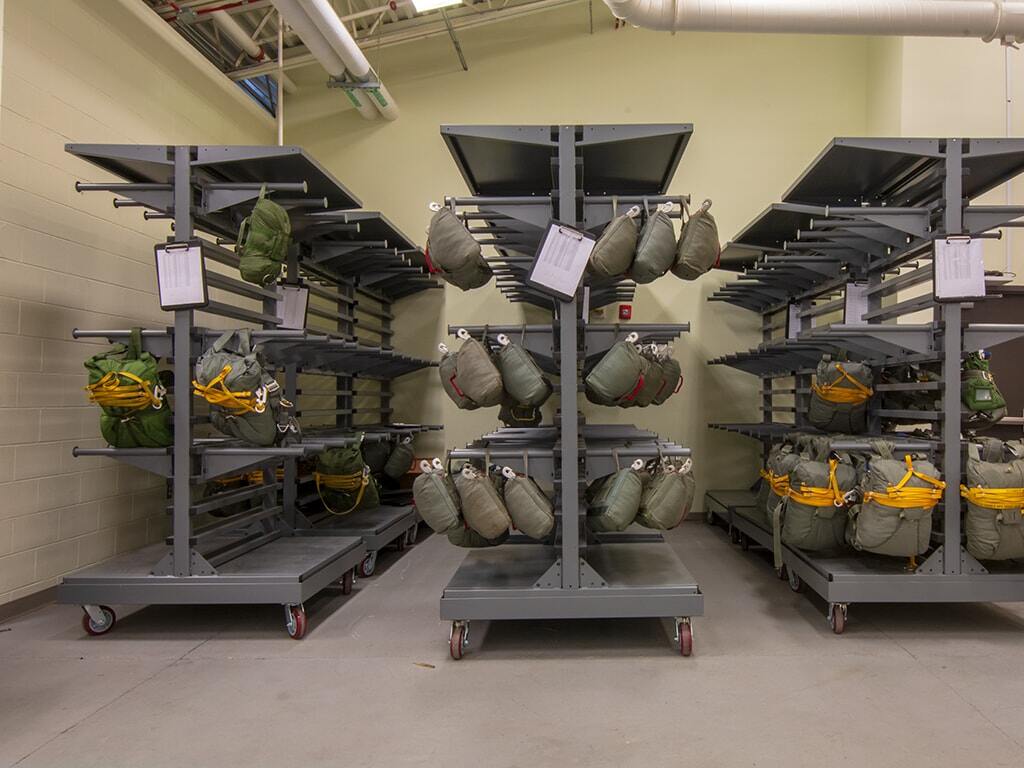 Storage Carts for Parachutes
