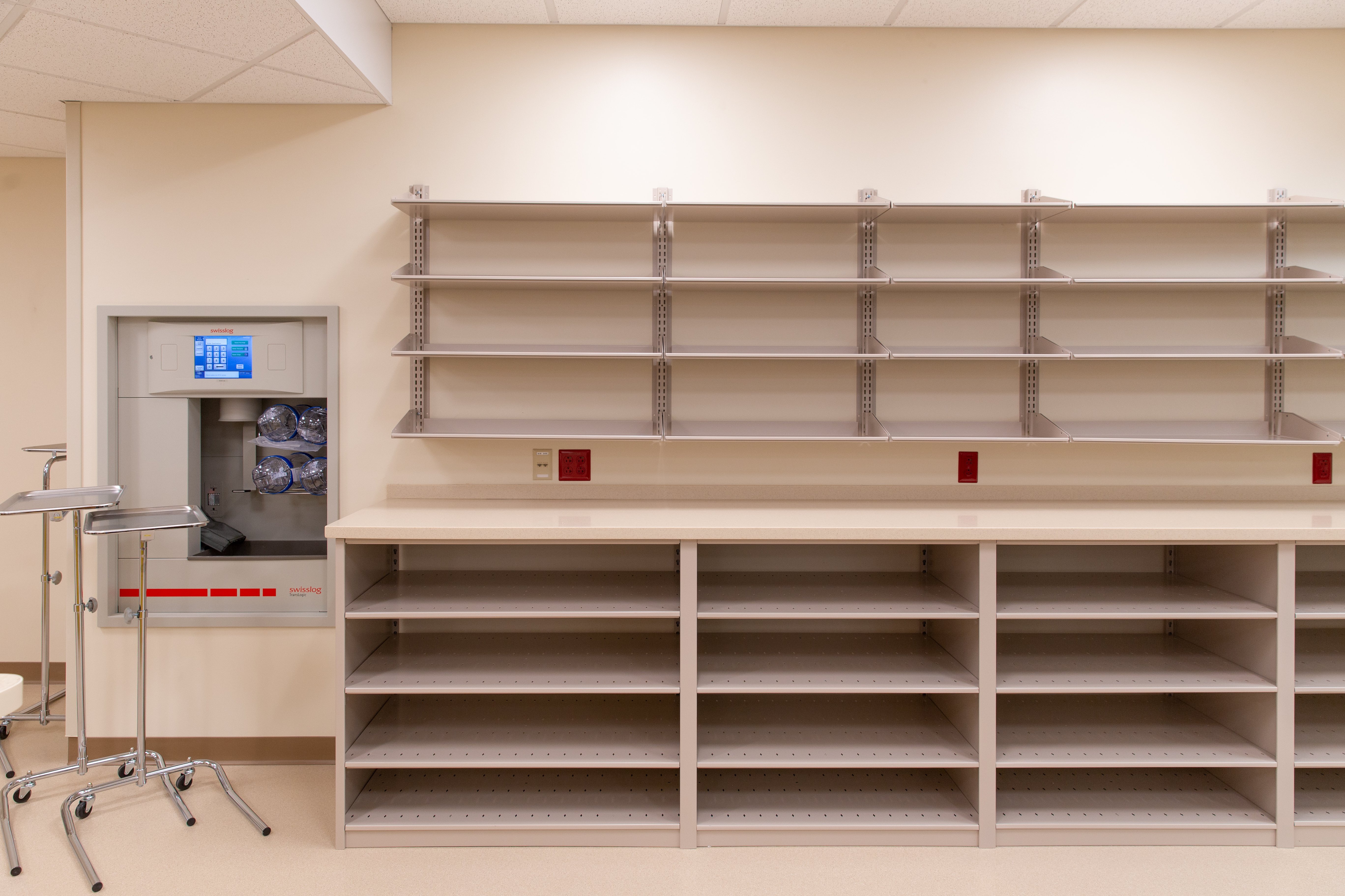 Pharmacy Shelving Medication Station