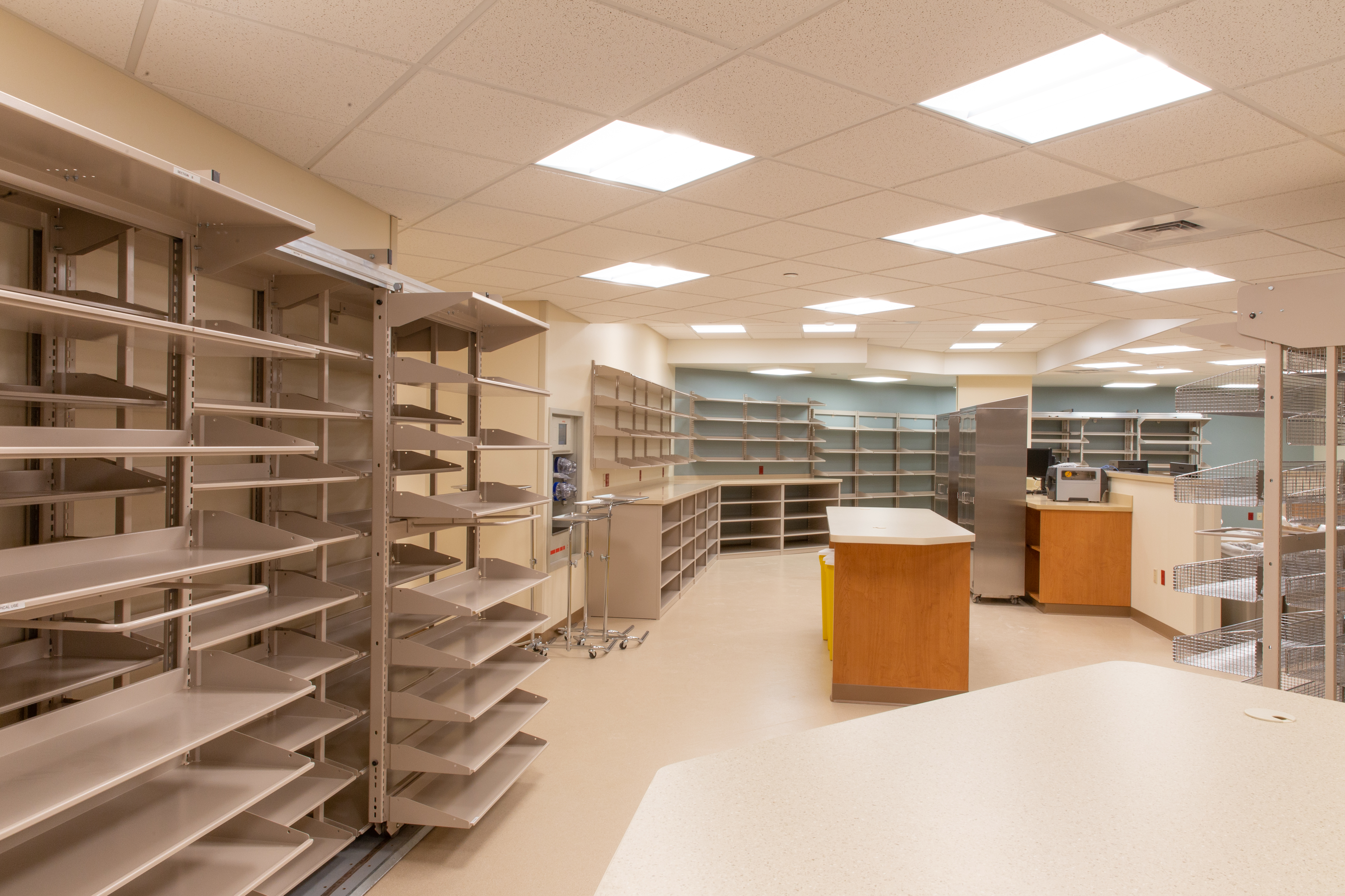 Remodeled Pharmacy Spacesaver Shelving