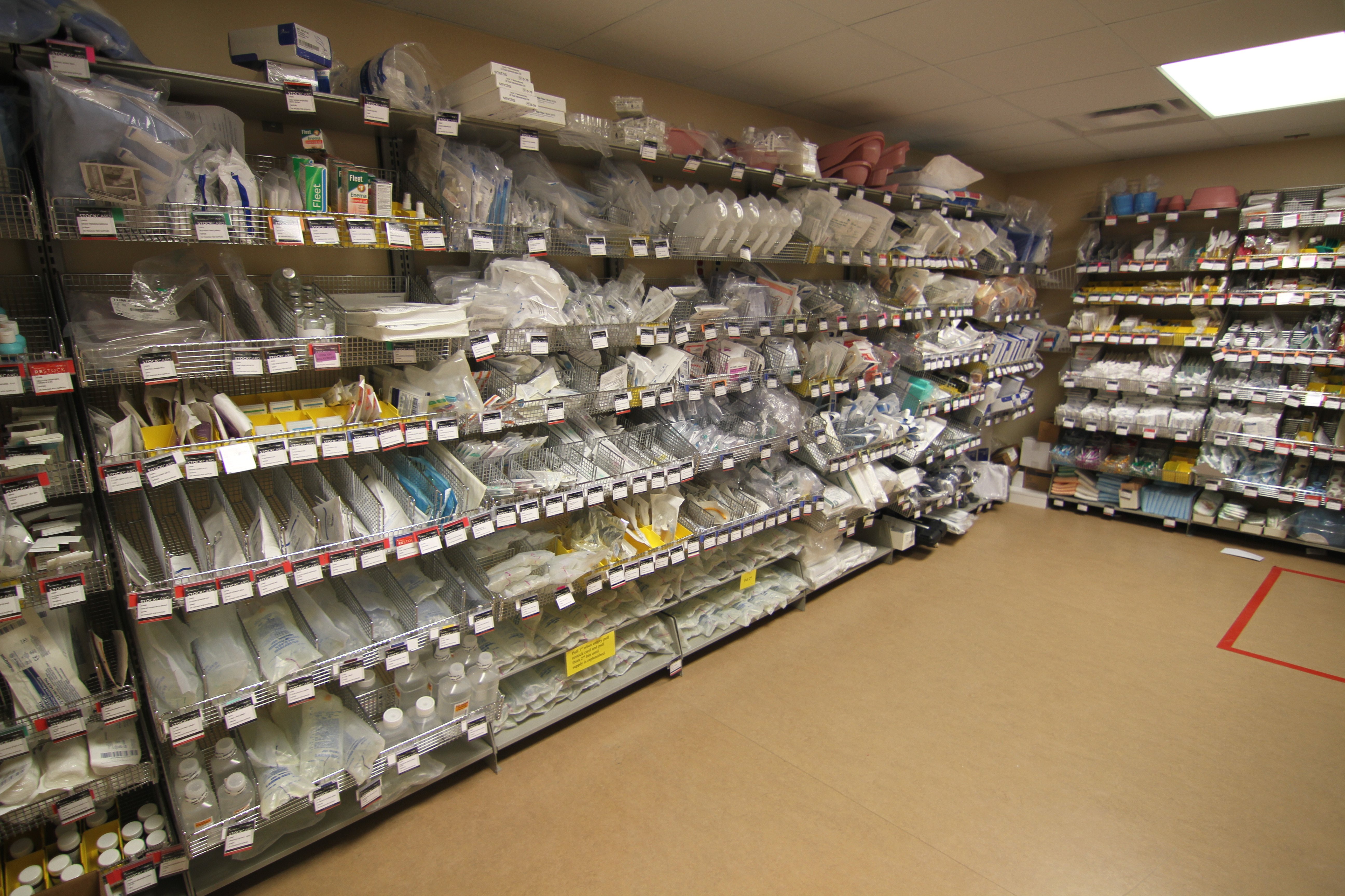 Wyoming Medical Center medical supply storage