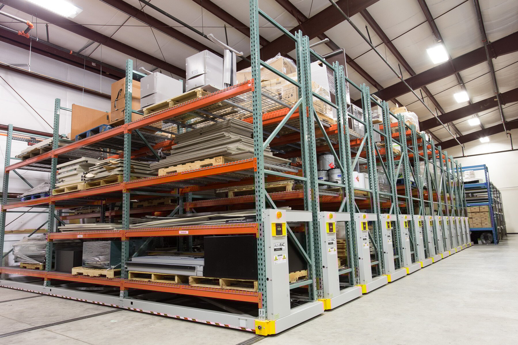 College Pallet Shelving System for Supply Storage