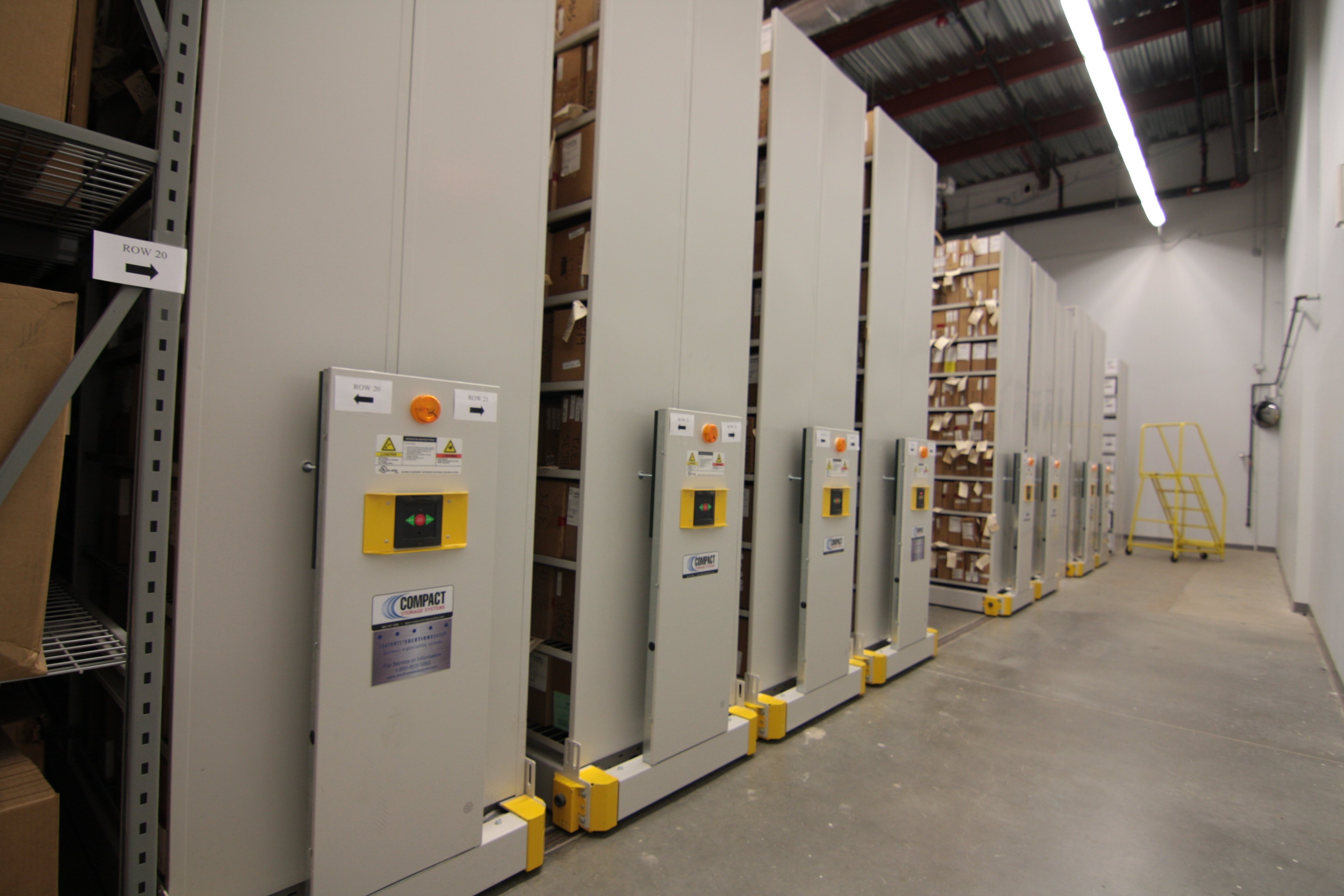 Industrial Shelving at Houston Police Department