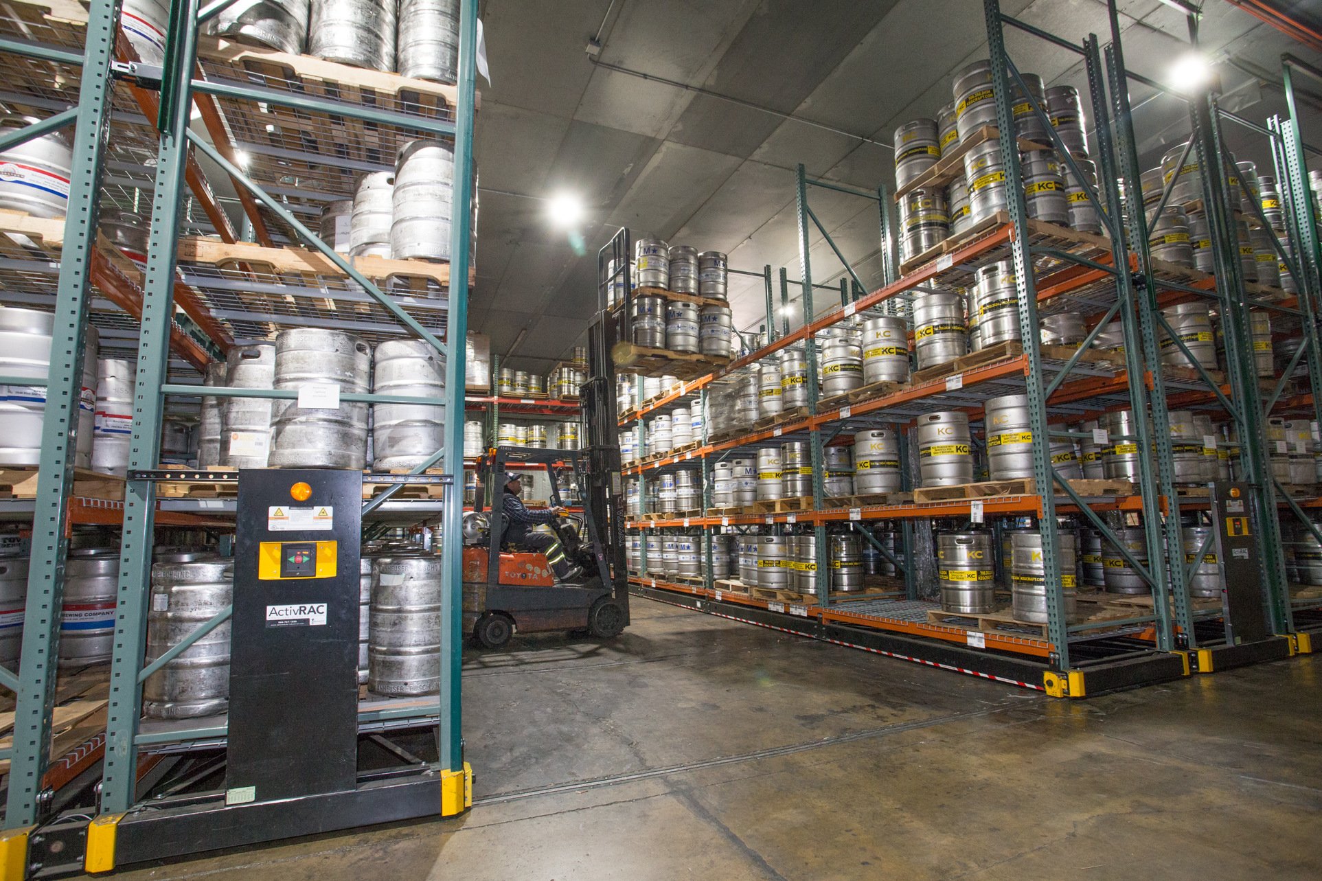 Keg Storage Cooler Pallet Racking Spacesaver-1