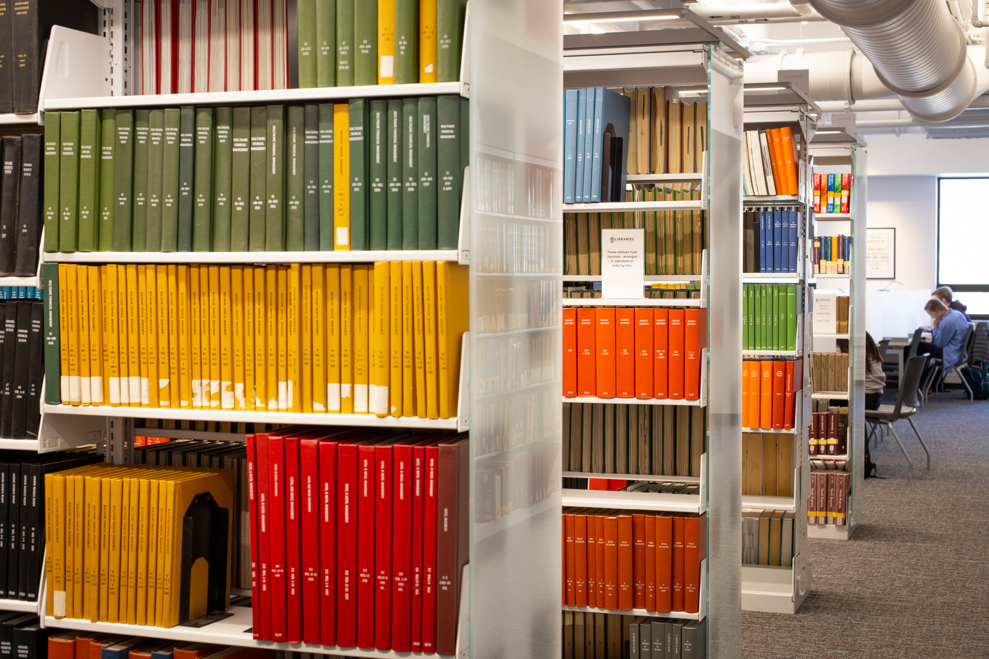 Library Learning Center Cantilever Illuminate Shelves