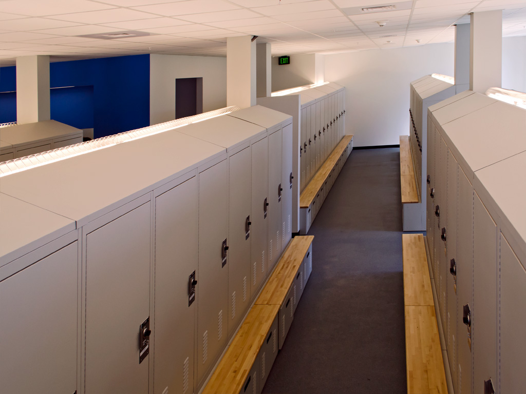 Franklin Police Department Locker Room Storage