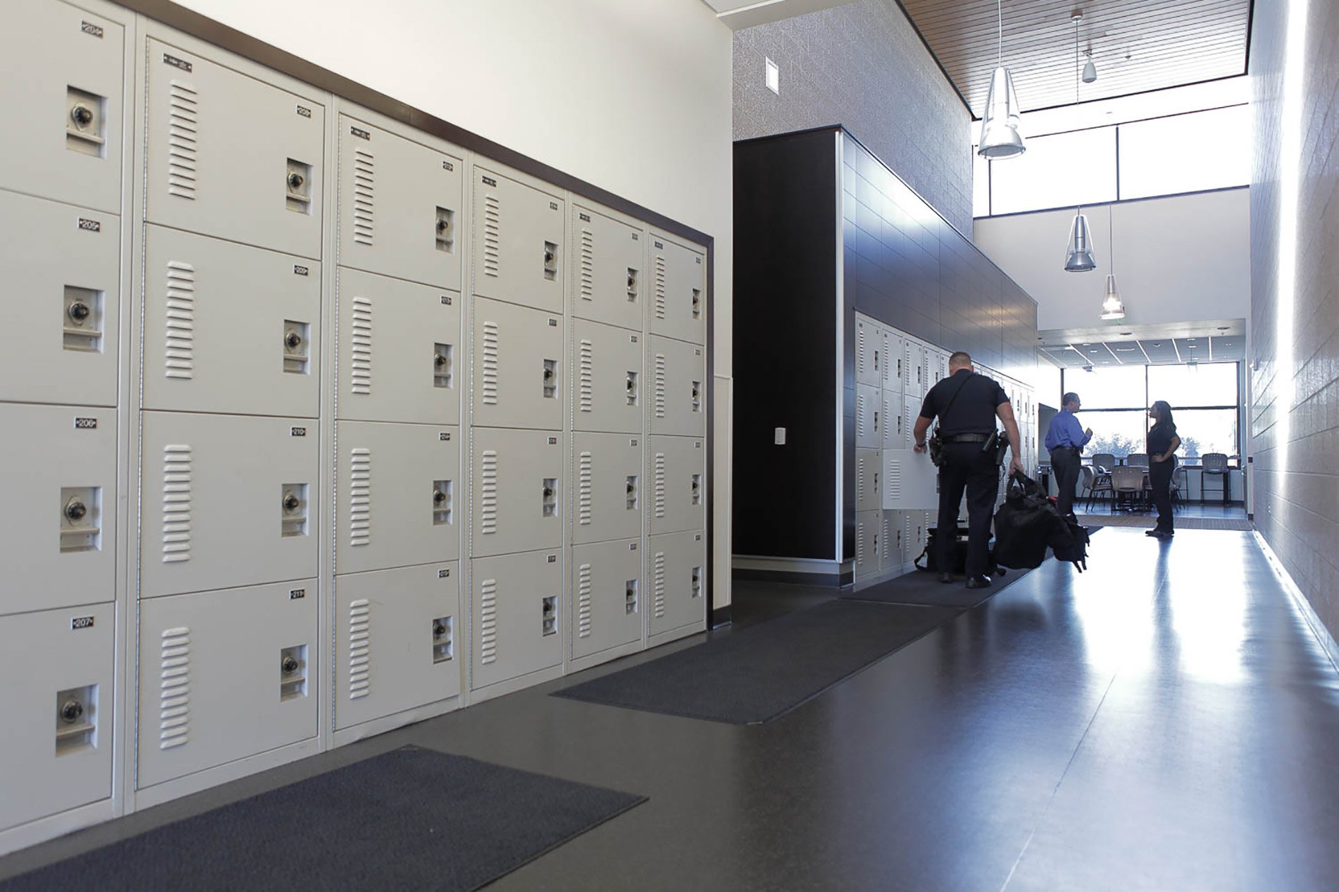 Gear Lockers at Parker Police Department