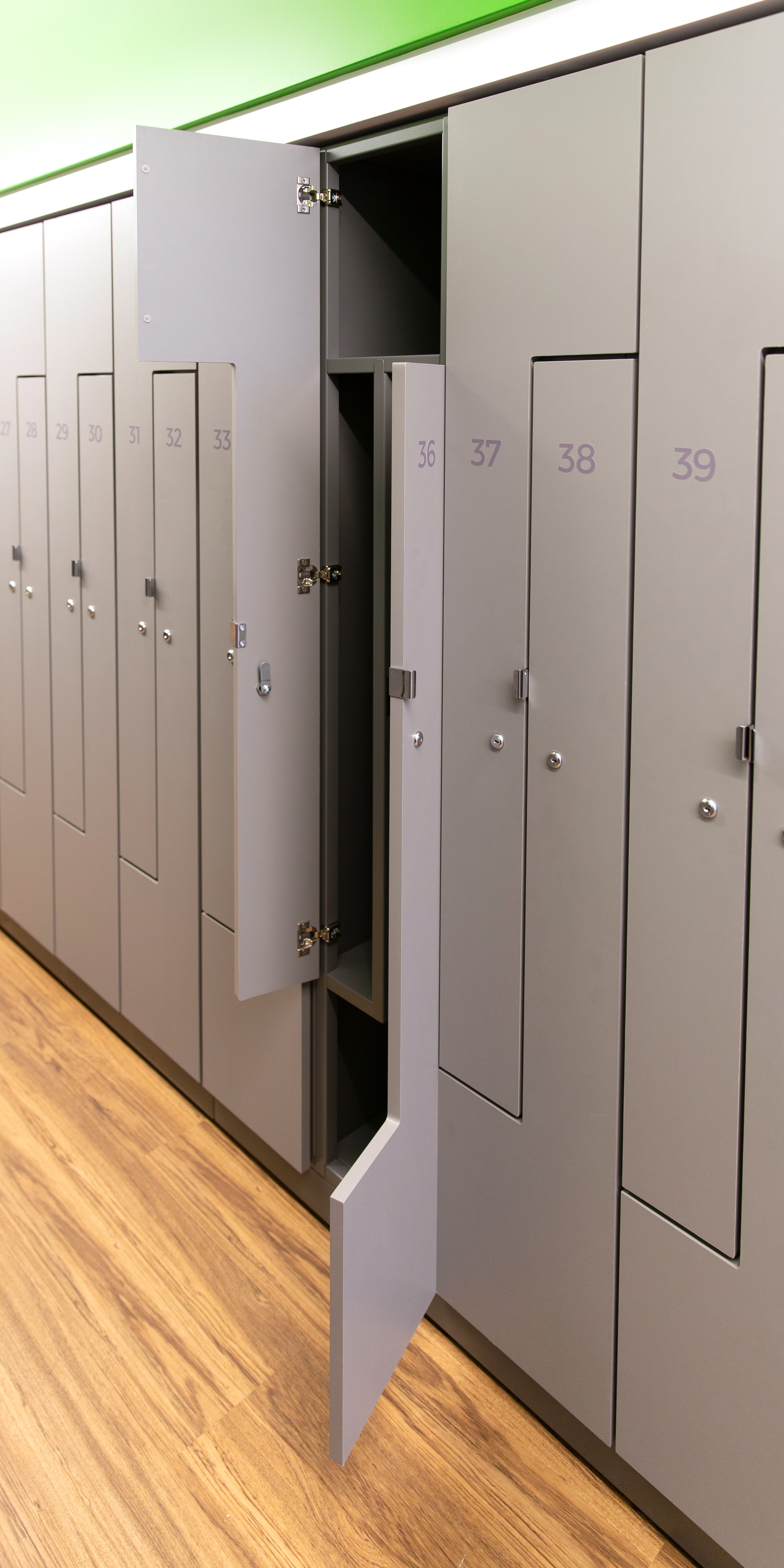 Office Lockers Hidden Hinge Spacesaver
