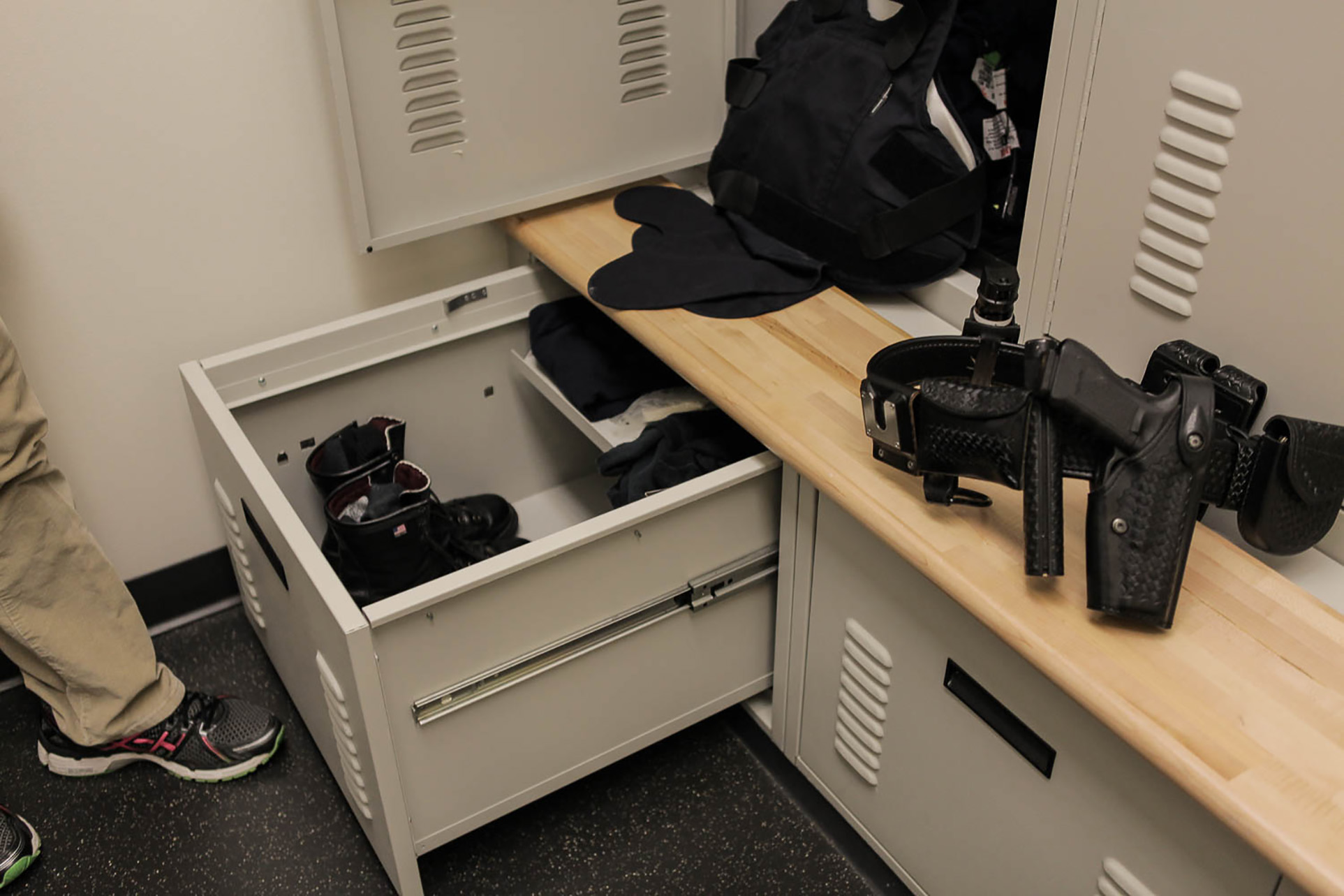 Parker Police Department Equipment Lockers