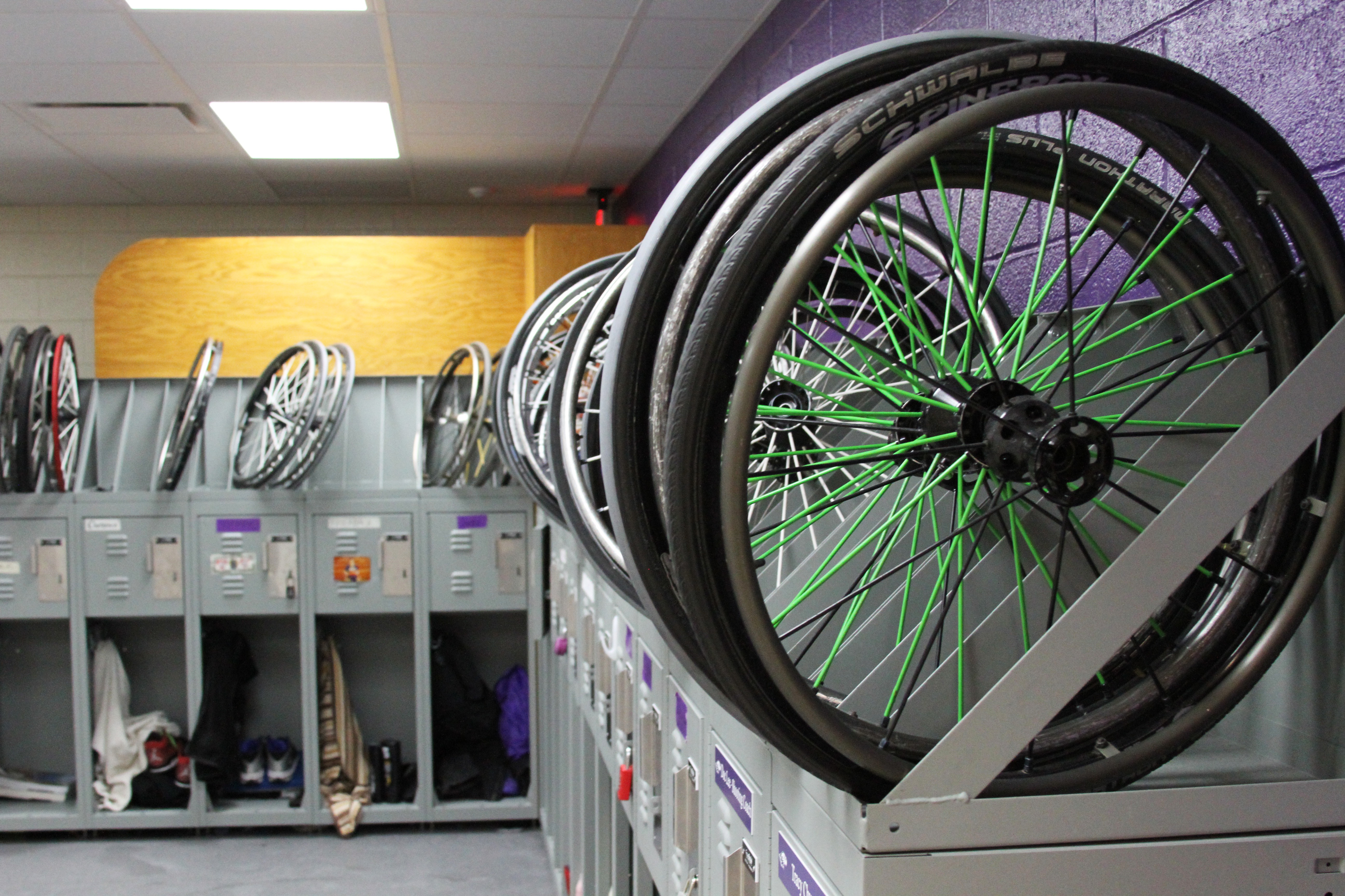 Wheelchair Basketball Custom Athletic Lockers