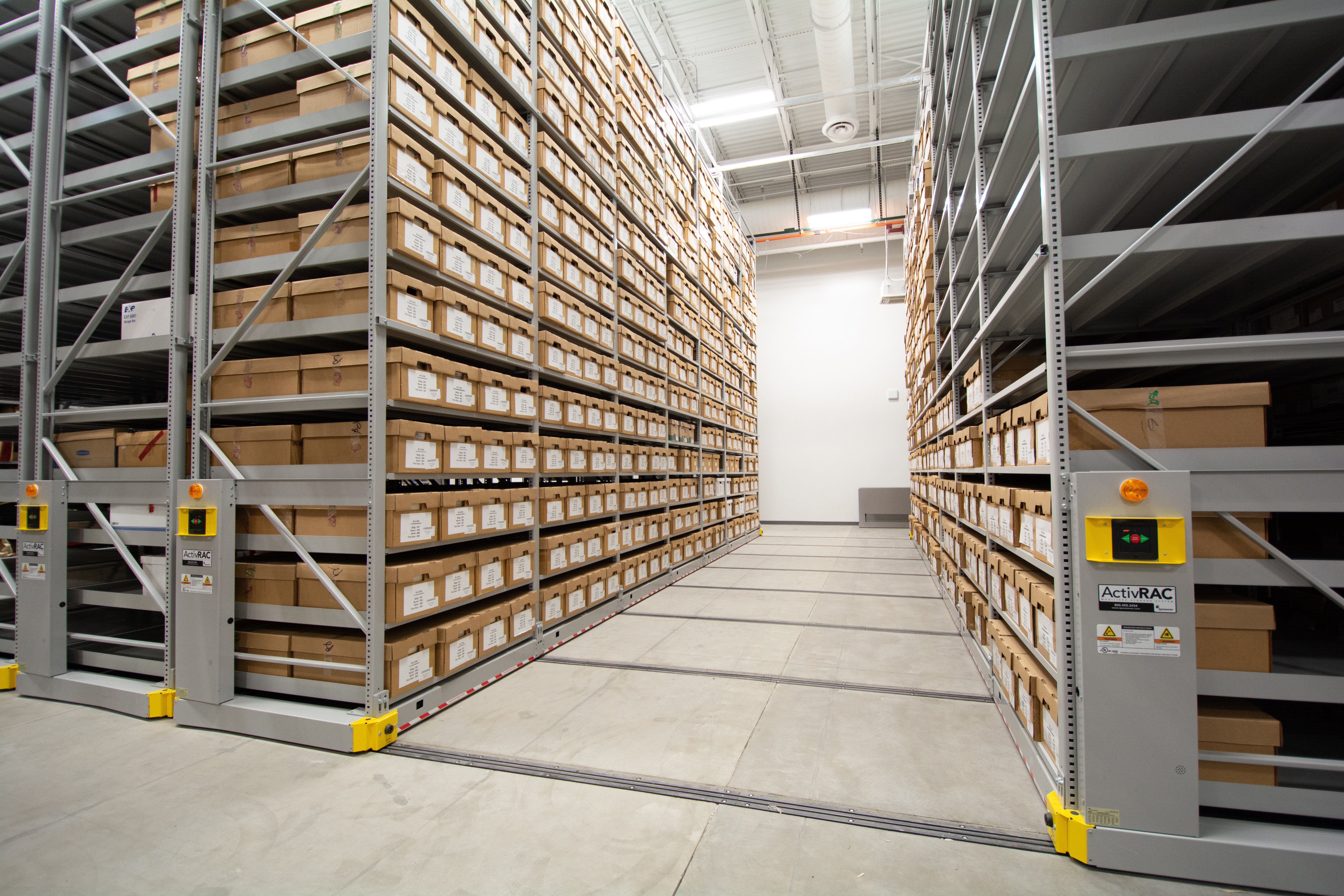 High-Bay Storage Area for Evidence