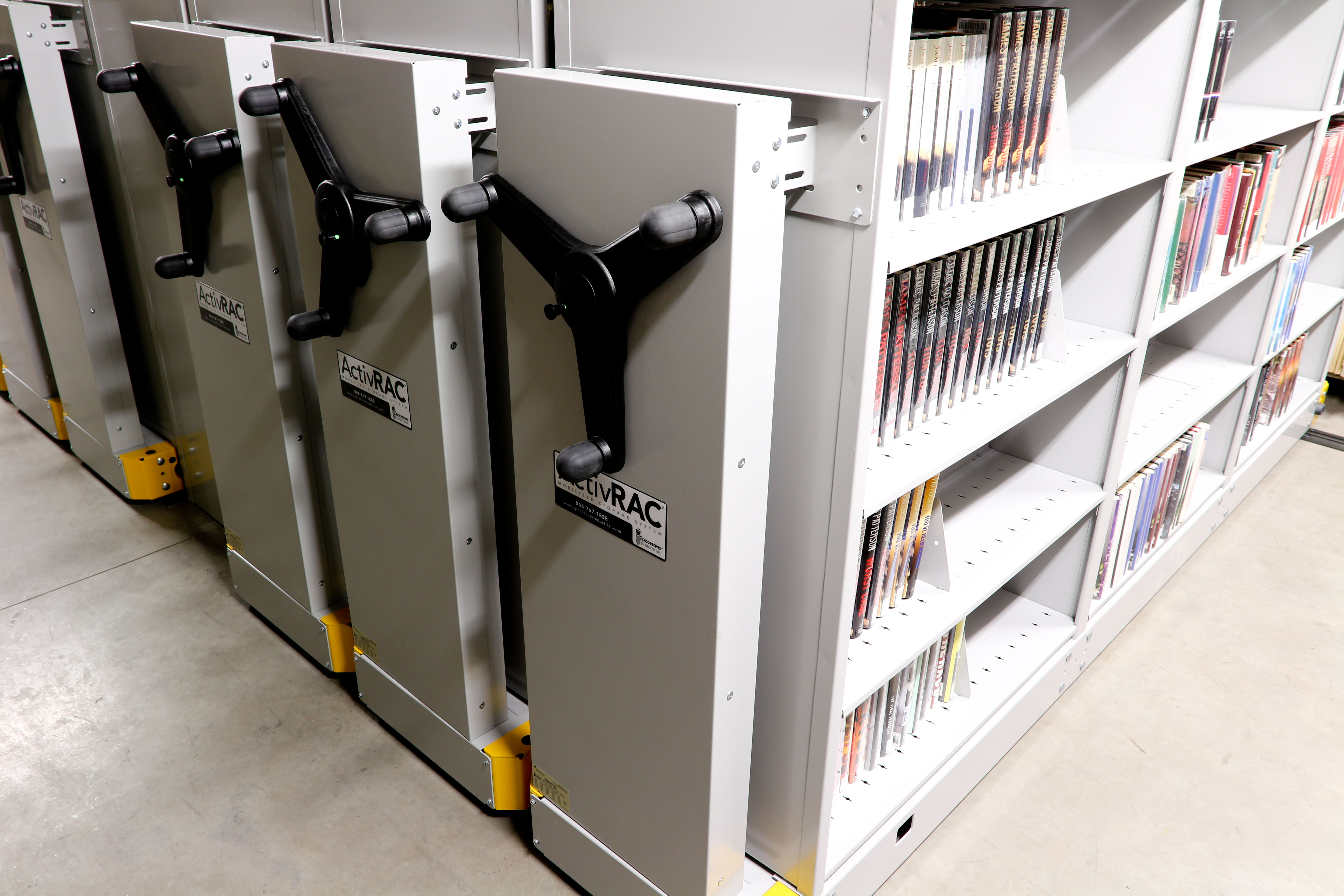 Organized library archival storage system