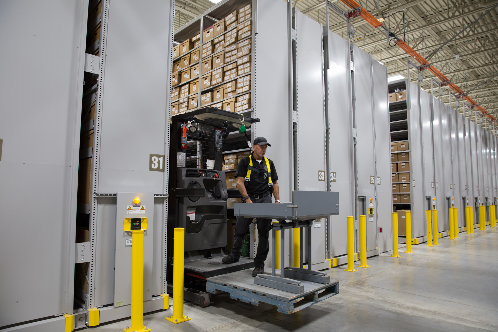 Police Department High-bay Evidence Storage Spacesaver