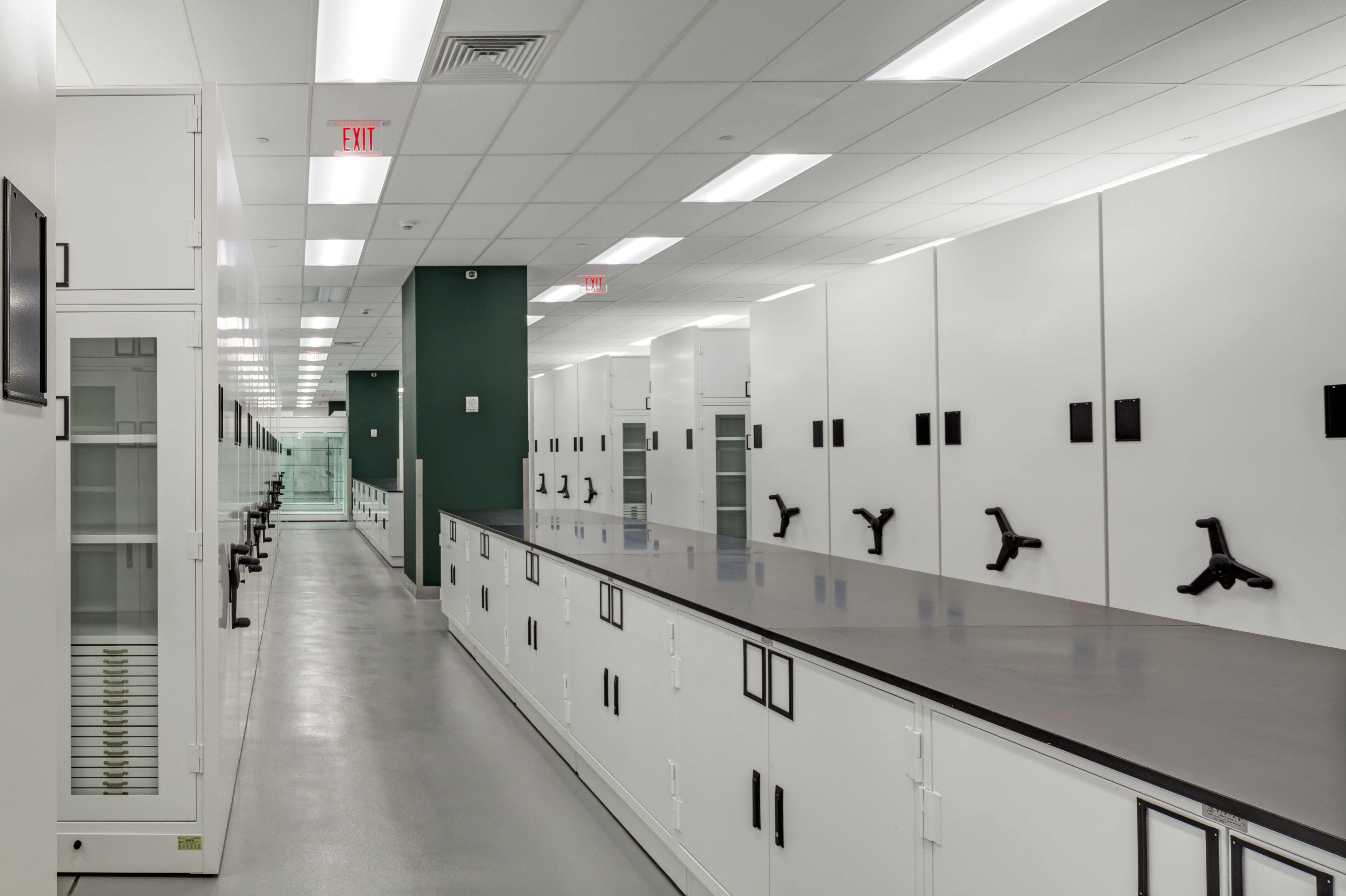 Museum Cabinet High-density Mobile yale Storage