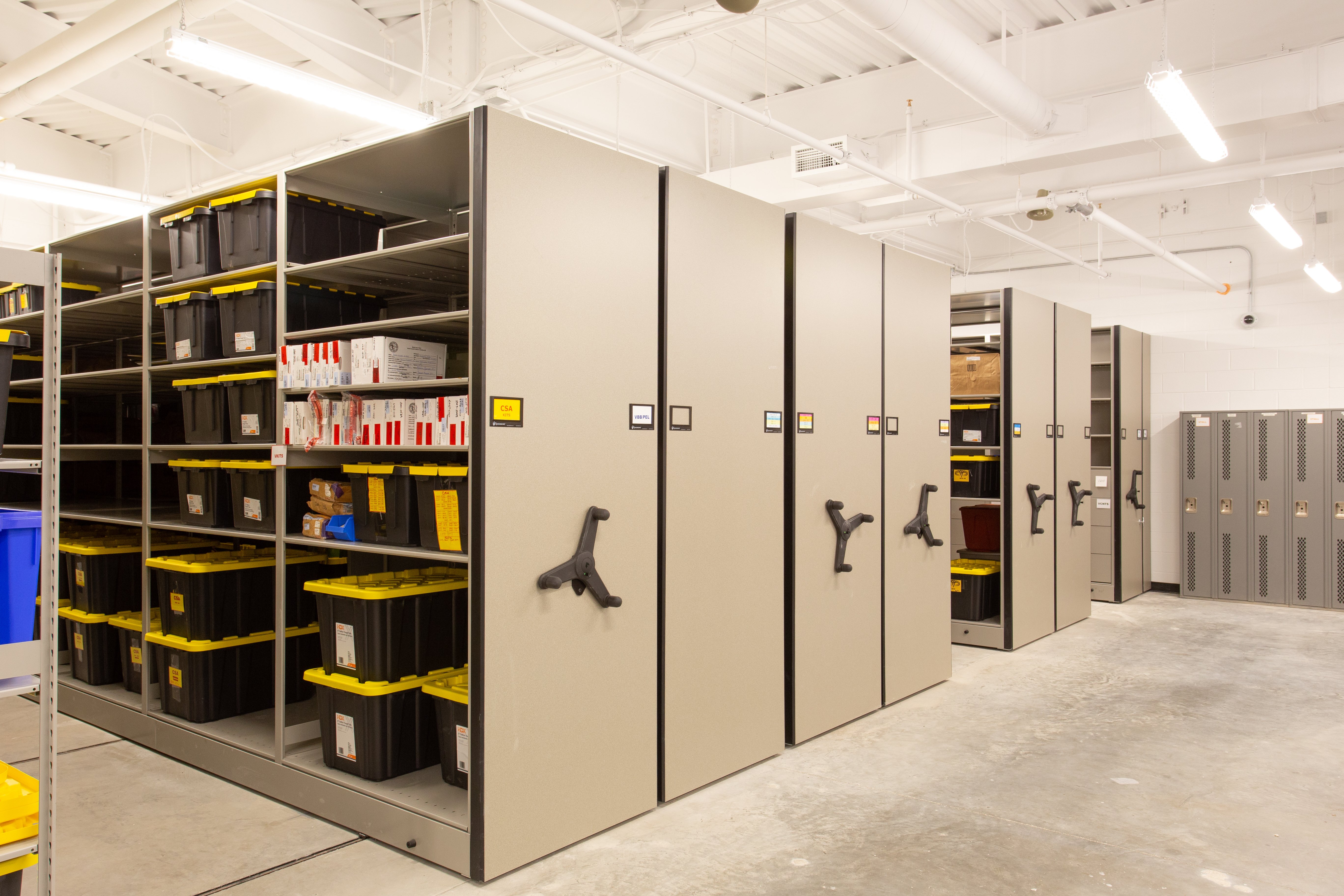 Oswego Police Department Evidence Storage Room