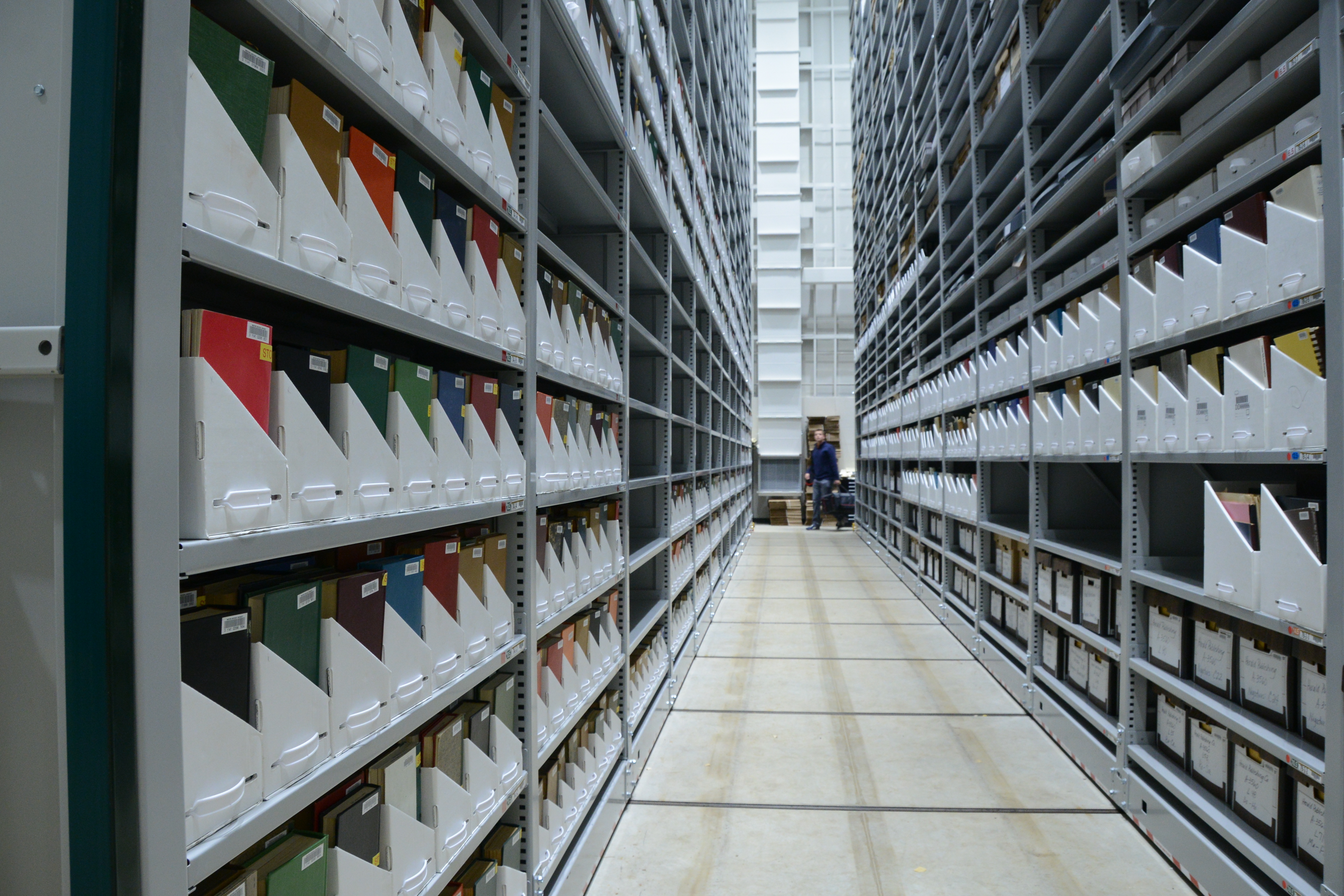 Western Michigan University High-bay Off-site Library Shelving