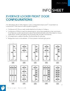 Free download with detailed information about our evidence lockers