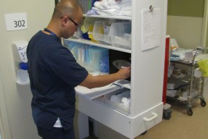 Medical Supply Storage on Mobile Nurse Server