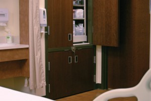 View of Nurse Server Inside Patient Room